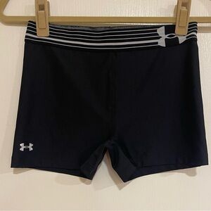 Under Armour black bike shorts​​​​​